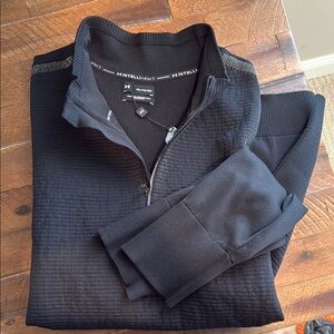 Under Armour Black Sweatshirt Quarter Zip XXL